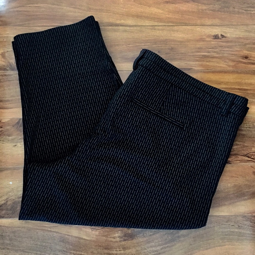 Pinstripe Ankle Pants